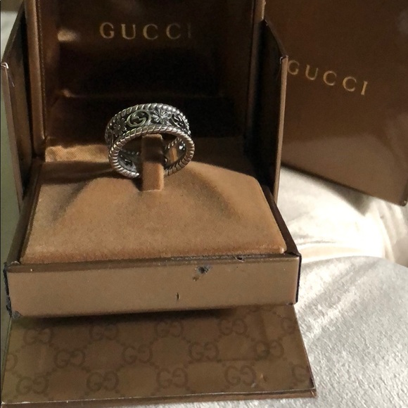 gucci floral ring
